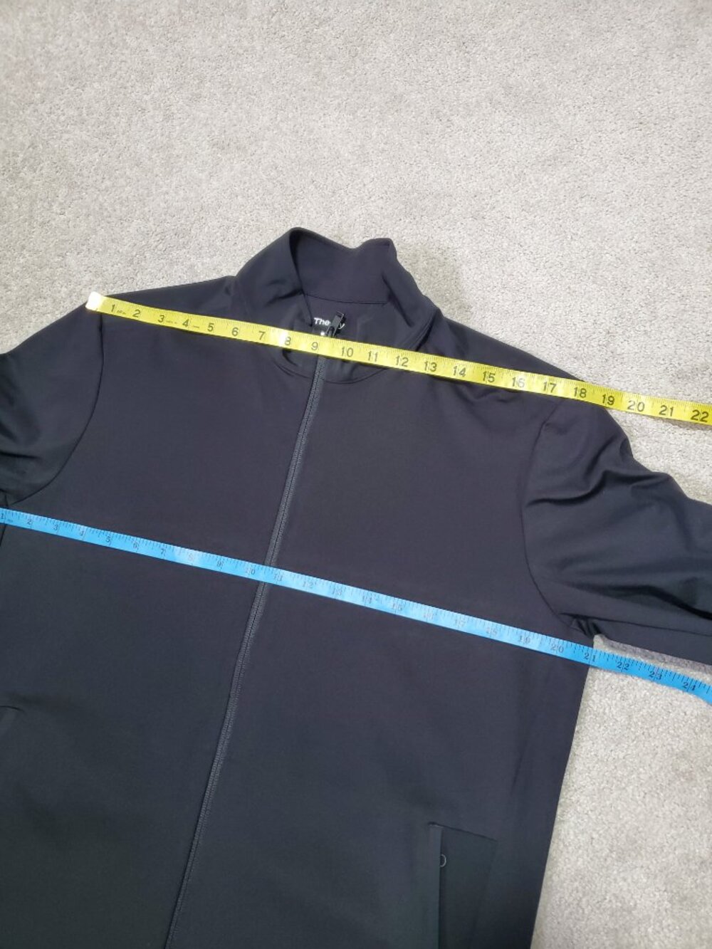THEORY Rolenn Plinth Performance Technical Full-Zip Jacket Blk Medium Soft Shell - Picture 12 of 14